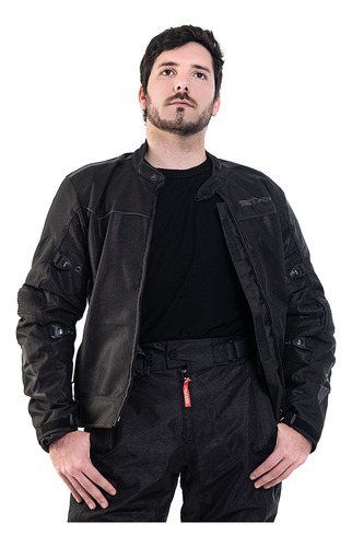 Imagen 3 de 7 de Campera Moto Stav Summer Protection Cordura