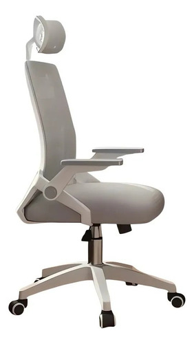 Silla Oficina, Silla Computadora Ergonómica Respaldo Alto Color Blanco 360º