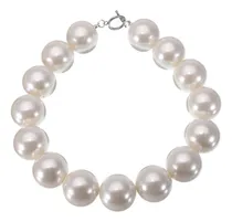 Comprar Gargantilla Con Collar De Perlas Grandes, Collar Con Pechera