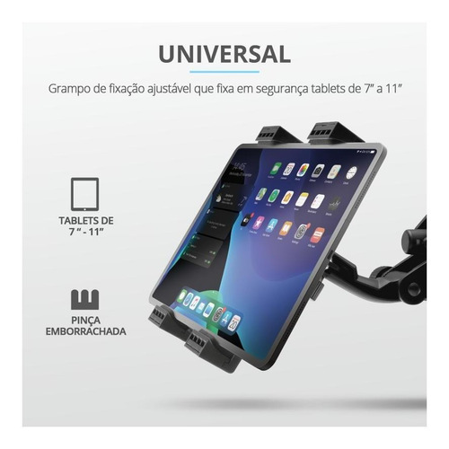 Imagem 2 de 9 de Suporte Automotivo Universal Trust
