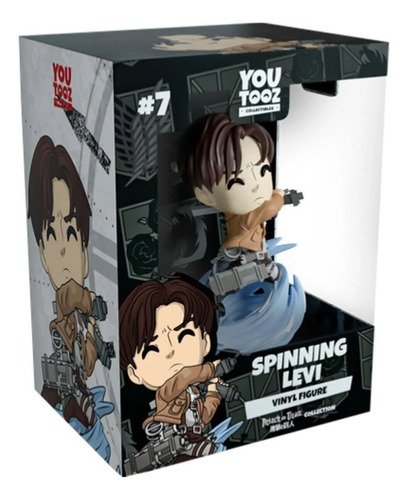 Spinning Levi Ackerman Attack On Titan Youtooz Figura