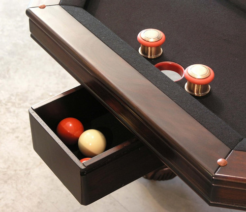 Mesa De Billar Combinada, Signature Mahogany; Caoba