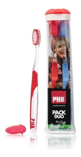 Phb Plus Pack Duo Cepillo Dental Suave + Estuche