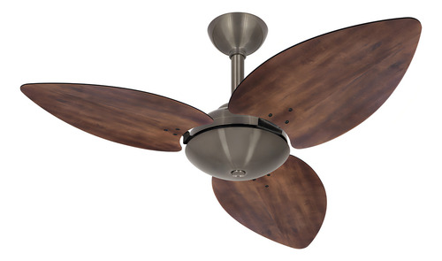 Ventilador Teto Turbo 3 Pás Madeira Winds Bronze Ventax
