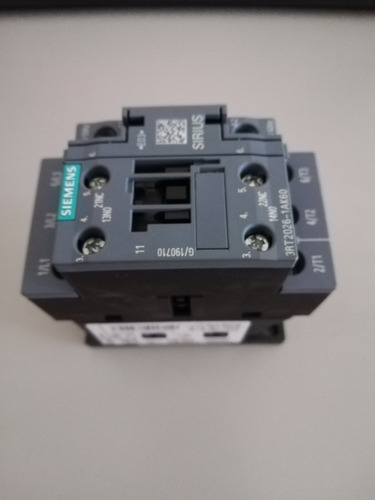 Contactor Siemens 3rt2026 1ak60 11kw 400v Control 120v. Nuev (Usado)