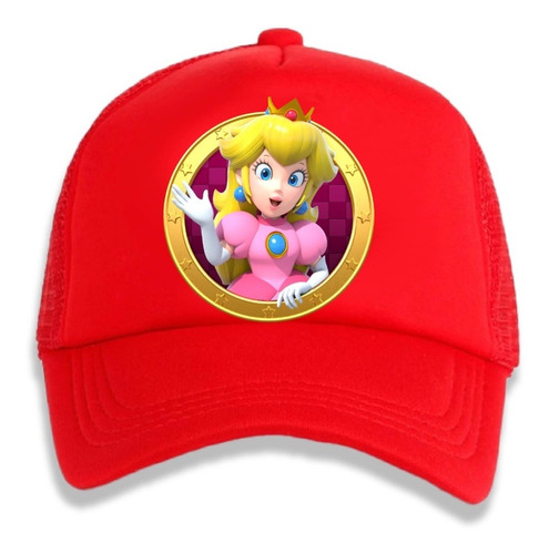 Jockey Gorro Niños Princesa Peach Regalo Navidad