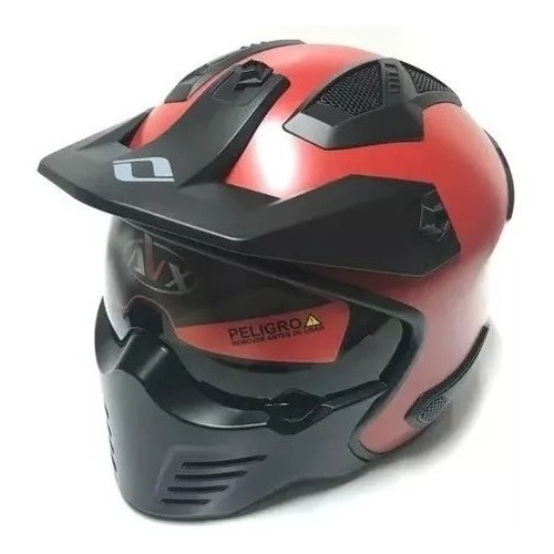 Casco Integral Enduro Abierto 3 En 1 Avx Fs 726 Desmontable