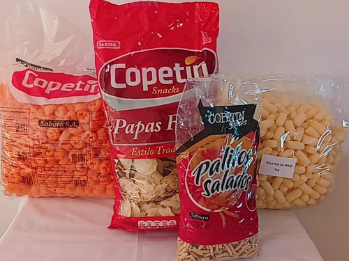 Combo Snacks!! Papas, Nachos Y Mani Repelado