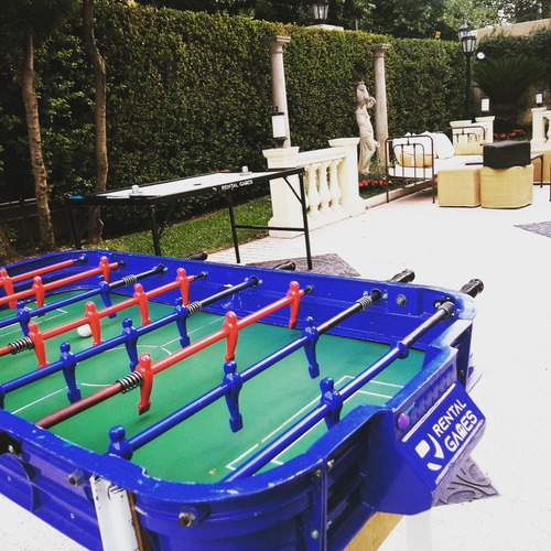 Imagen 7 de 10 de Alquiler De Juegos Tejo Metegol Ping Pong Jenga Cancha Pool