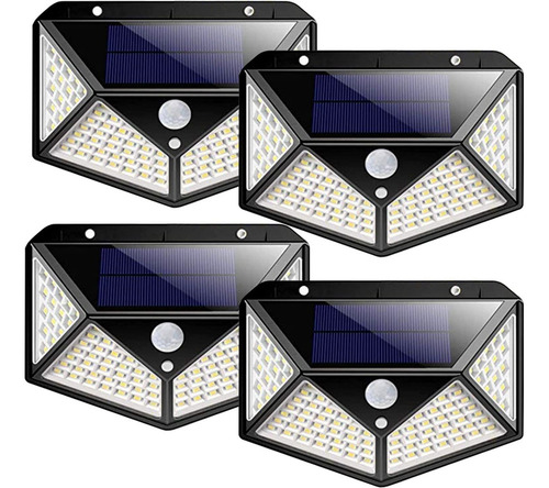 I Lámpara Solar De Pared Con Sensor Led 100 Luces