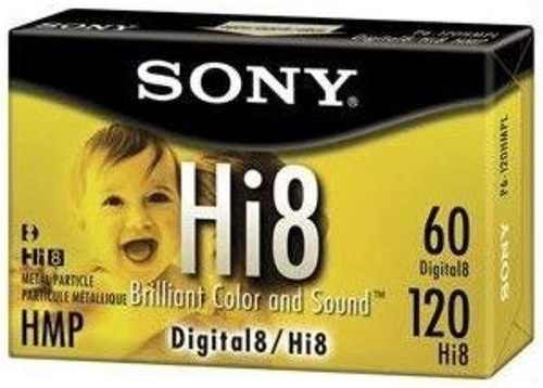 Sony Hi8 Hmp   Cinta De Hi8   1 X 120 Min