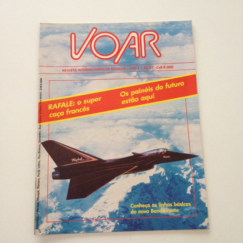 Revista Internacional De Aviação Voar Rafale  Super Caça F89