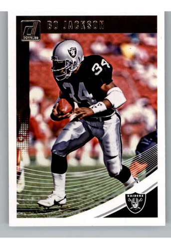 2018 Donruss Football 224 Bo Jackson Los Angeles Raiders Tar