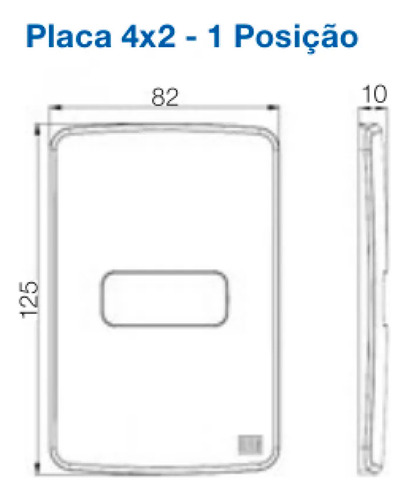 Tomada 10a 2p+t 250v Com Placa 4x2 Branco Weg Composé
