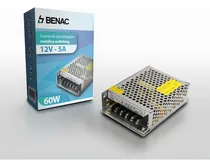Comprar Fuente Switching Metal 12v - 5amp Tira Led Cctv Trafo