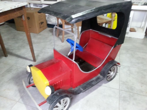 Antiguo Auto A Pedal Juguete Impecable Original Fort T