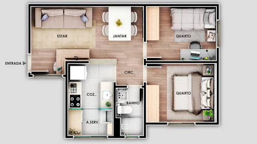 Imagem 22 de 24 de Apartamento À Venda, 2 Quartos, Chácaras Gervásio Monteiro Lara (são Benedito) - Santa Luzia/mg - 3091