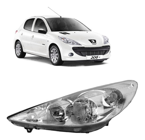 Optico Izquierdo Peugeot 206 Plus 2009 2012