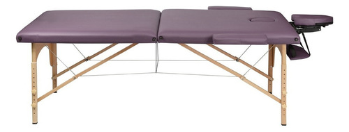 Cama Masaje Plegable Portatil Reclinable Spa Terapia Color Lavanda