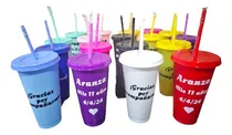Comprar Vasos Personalizados Para Fiestas, Cumples,etc Pack De 3 Uds