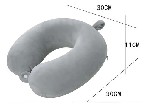 Collarin Almohada Cervical Viscoelástica Cuello U Gel Funda