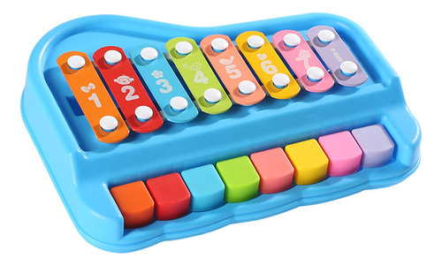Bc Instrumento Musical 2 En 1, Piano Y Xilófono Para Bebés,