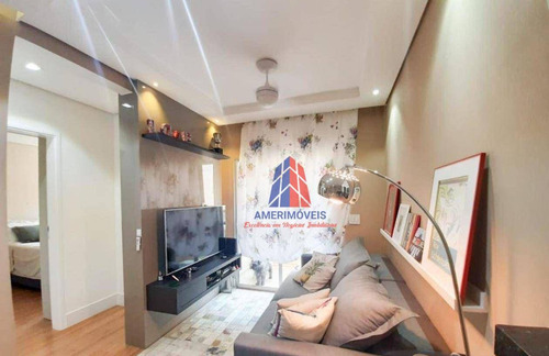 Imagem 2 de 22 de Apartamento Com 2 Dormitórios À Venda, 56 M² Por R$ 225.000 - Spazio Acrópolis - Americana/sp - Ap1675