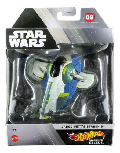 Hotwheels Star Wars.jango Slave 1. Starships Select, Diecast