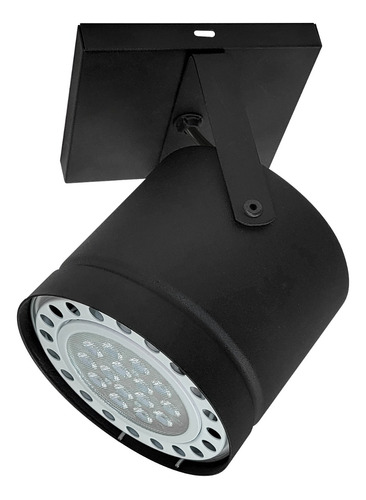 Aplique Pared Techo Lampara Ar111 Cabezal + Foco Led 12w 