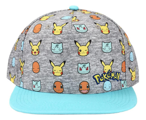 Bioworld Gorra Infantil Microfibra Pokemon Con Estampado Y