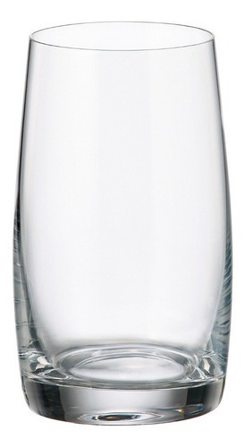 Set 6 vasos trago largo cristal Bohemia 380ml