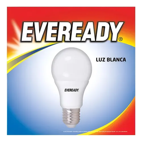 Ampolleta Lampara Eveready 8w Luz Blanca Led Fría Equiv 60w
