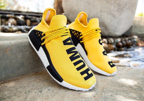 zapatillas human race amarillas