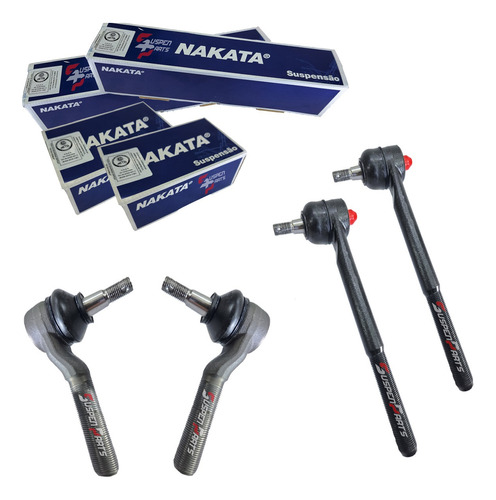 Kit X4 Extremos Nakata Chevrolet S10 / Blazer 1996 - 2012