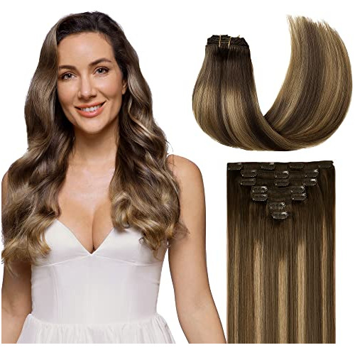 Extensiones De Pelo Goo Goo Clip-in Para Mujeres, Kn2hz