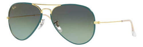 Ray Ban Rb3025jm 9196/bh Aviator Full Color Verde Degradado