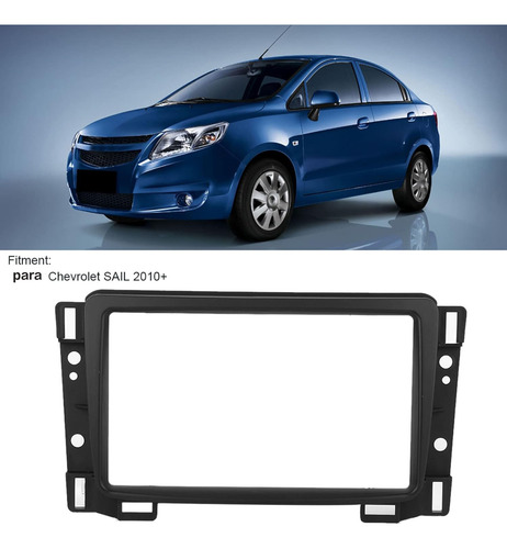 Bisel 7 Pulgadas 2 Din Para Chevrolet Sail Clásico Cd/dvd.