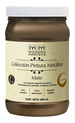 Pintura Metálica Mate 946ml Bronce Oscuro Modern Masters