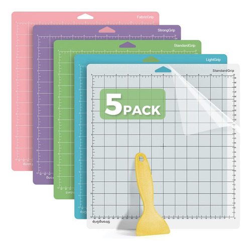 Pack 5 Tapete De Corte Para Cameo, 30cm X 30cm