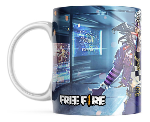 Taza Cerámica Free Fire Garena Juego Mejor Calidad