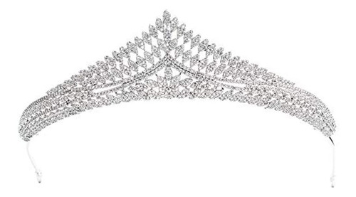 Cristales Cubic Zirconia Cz Princesa Boda Tiara Nupcial Coro