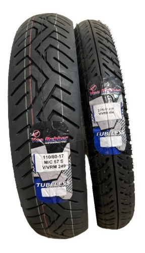 Kit Cubiertas Honda Invicta Tubeless 110 80 17 + 275 17