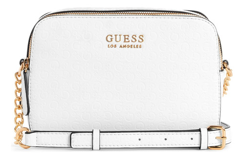 Bolsa Guess Crossbody Double Zip Monograma 100% Original