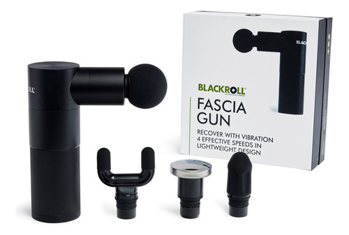 Pistola Masajeadora Para Muscular Blackroll Fascia Gun Negro