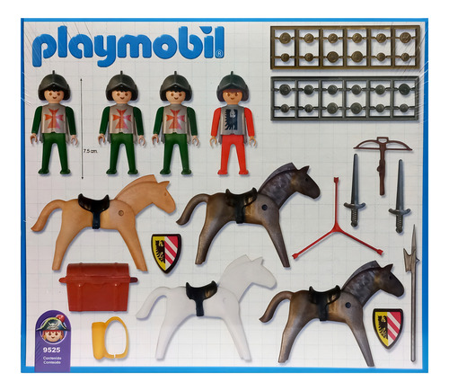 Playmobil Caballeros Guerreros Medievales 9525 Antex