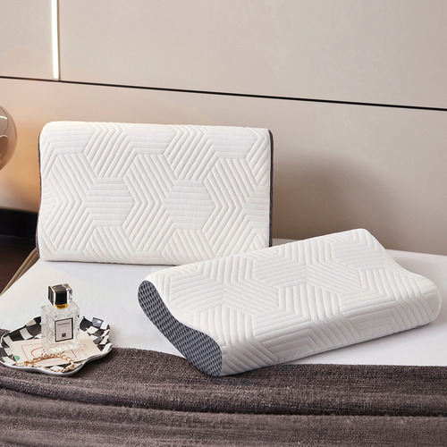 Almohada Memoria Foam Gel Ortopedica Cervical Regulable Color Blanco