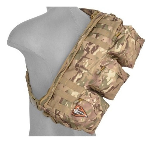 Mochila-bolso De Hombro Tactico Go Pack Como Xtreme C Color Camo