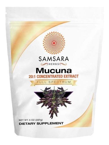 Extracto Mucuna 227g Samsara Herbs - Unidad a $1432