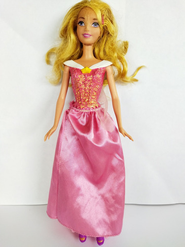 Disney Princesa Barbie Bella Durmiente Vestido Rosa 2012