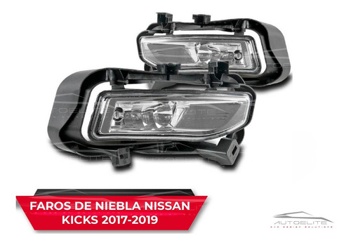 Imagen 3 de 8 de Kit Faros Niebla Nissan Kicks 2017 2018 2019 Con Switch